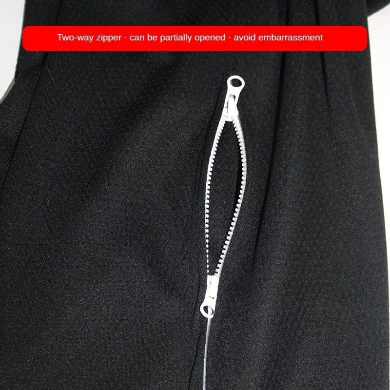 Easy On and Off Bilateral Zipper Pants for Elderly Care Post-Fracture Paralysis Bedridden Convenience Pants