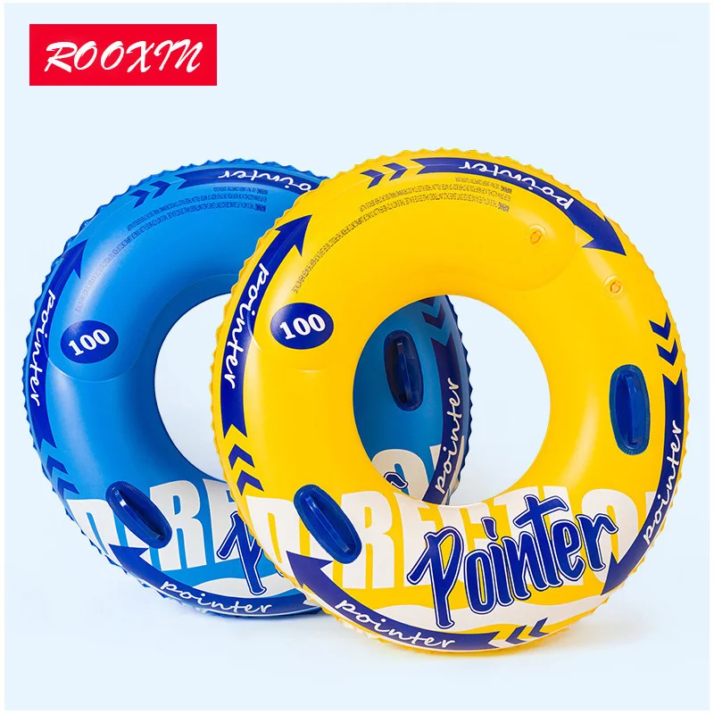

ROOXIN Thickened Swim Ring Float For Adult Swimming Circle Inflatable Toy Swimming Ring Tube Pool Beach Water Play Equipment