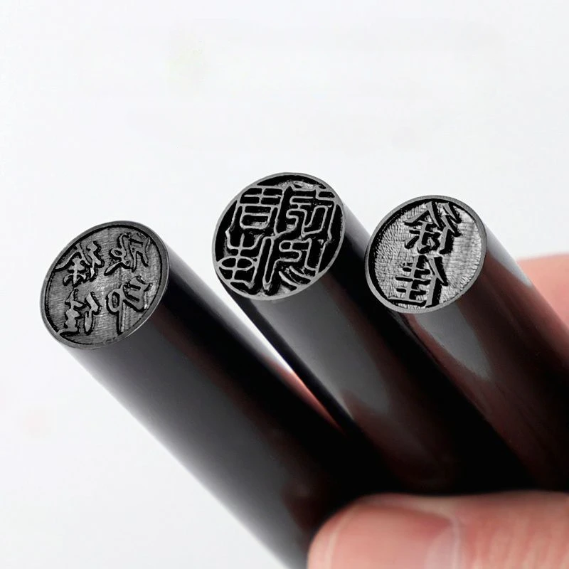 일본 물개 맞춤형 우표 황소 경적 Sellos 휴대용 개인 중국 서예 그림 인감 중국어 이름 우표 Stempel