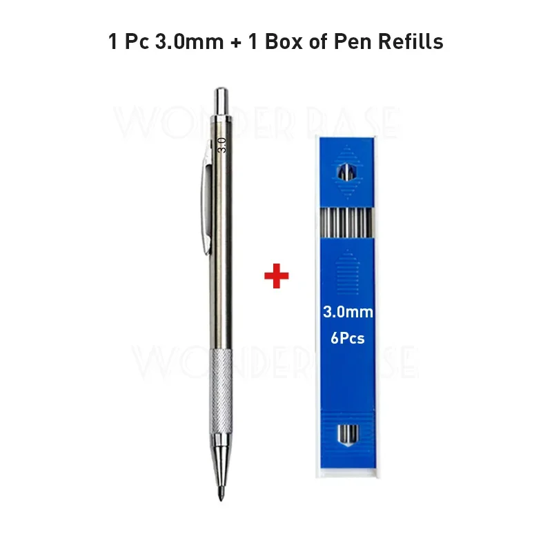 Premium Full Metal Mechanical Pencil for Sketching and Drawing
