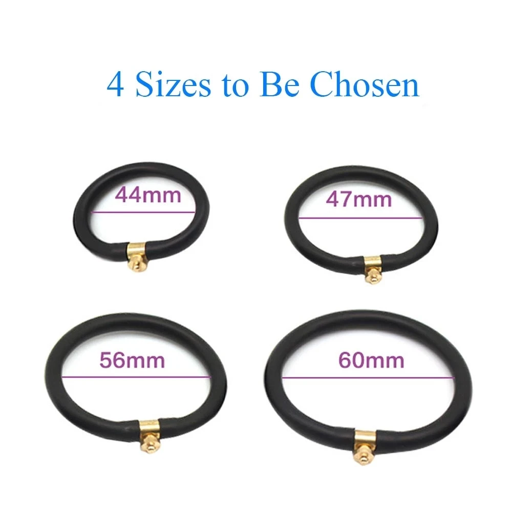 Electro Stimulation Bdsm Shock Silicone Tube Cock Ring,e-stim Conductive Loops Penis Ring,Electric Sex Toys For Male Masturbator