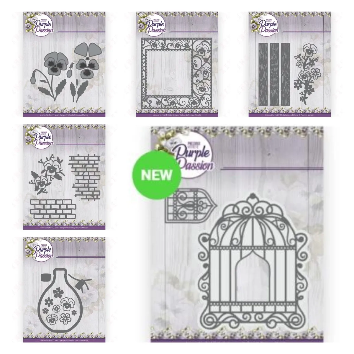 New Metal Cutting Dies Scrapbook Decorazione Modello Di Goffratura Fai Da Te Fatti A Mano Wall Pantsies Square Fence Vaso Passion Birdcage Mold