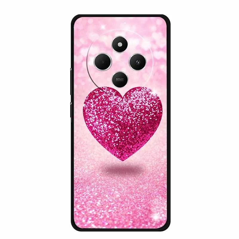 Sleek Black Silicone Shockproof Phone Case - Soft Protective Back Cover