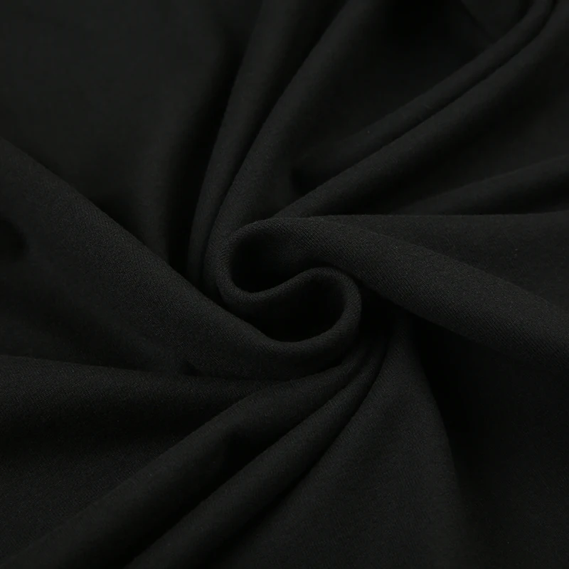 Solid Slim Lace Trim Off Shoulder Long Sleeve Black Short Dress Women Elegant Sexy Party Dresses