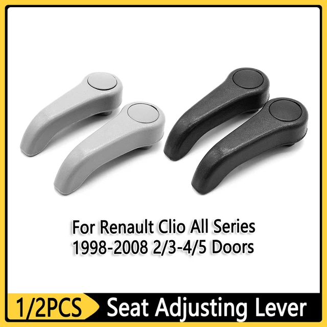 1/2 Sets Seat Adjust Lever Pull Handle Replacement For Renault Clio All Series 1998-2008 2/3-4/5 Doors for Mk2 Twingo