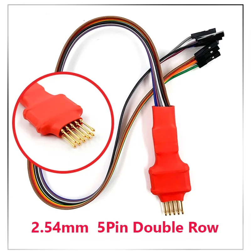 PCB Test Fixture 1.27mm 2.54mm 2.0mm Spring Pin Universal Downloader Burn-in Fixture Accessories New Handheld Fixture 30mm