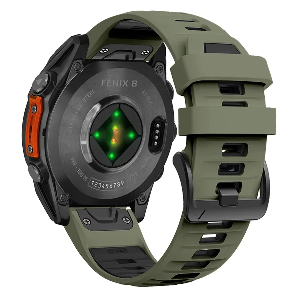 Bracelet En Cuir Véritable Pour Garmin Fenix/Instinct/Tactix - 22 Mm, Quick Fit - Remplacement élégant Et Confortable