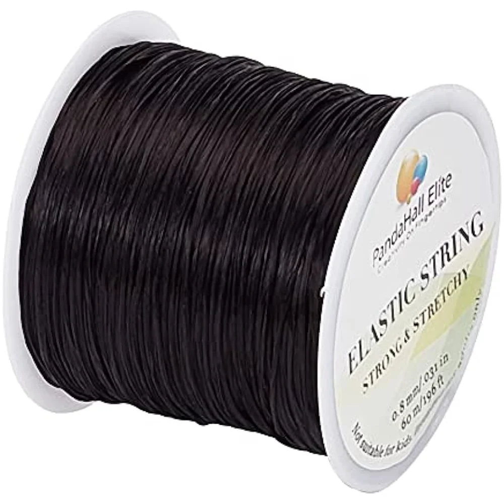Filo Elastico Per Perline 1mm X 100m - Poliestere, Marrone Cocco, Per Bracciali E Collane Fai Da Te - Foto 9