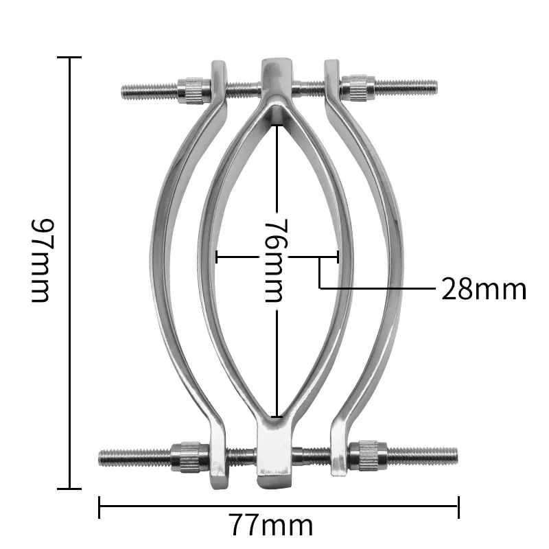 Sexy Flirt Labia Clips Vagina Spreader Clitoris Pussy Slave Bdsm Equipment Fetish Erotic Tool Sex Toys For Women Men Adult Games