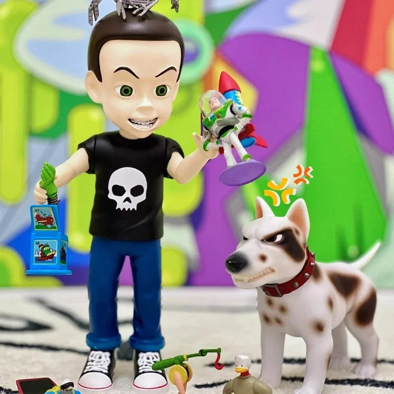 Anime Action Model Toys para Amigos, Toy Story, Sid, Andy Buster