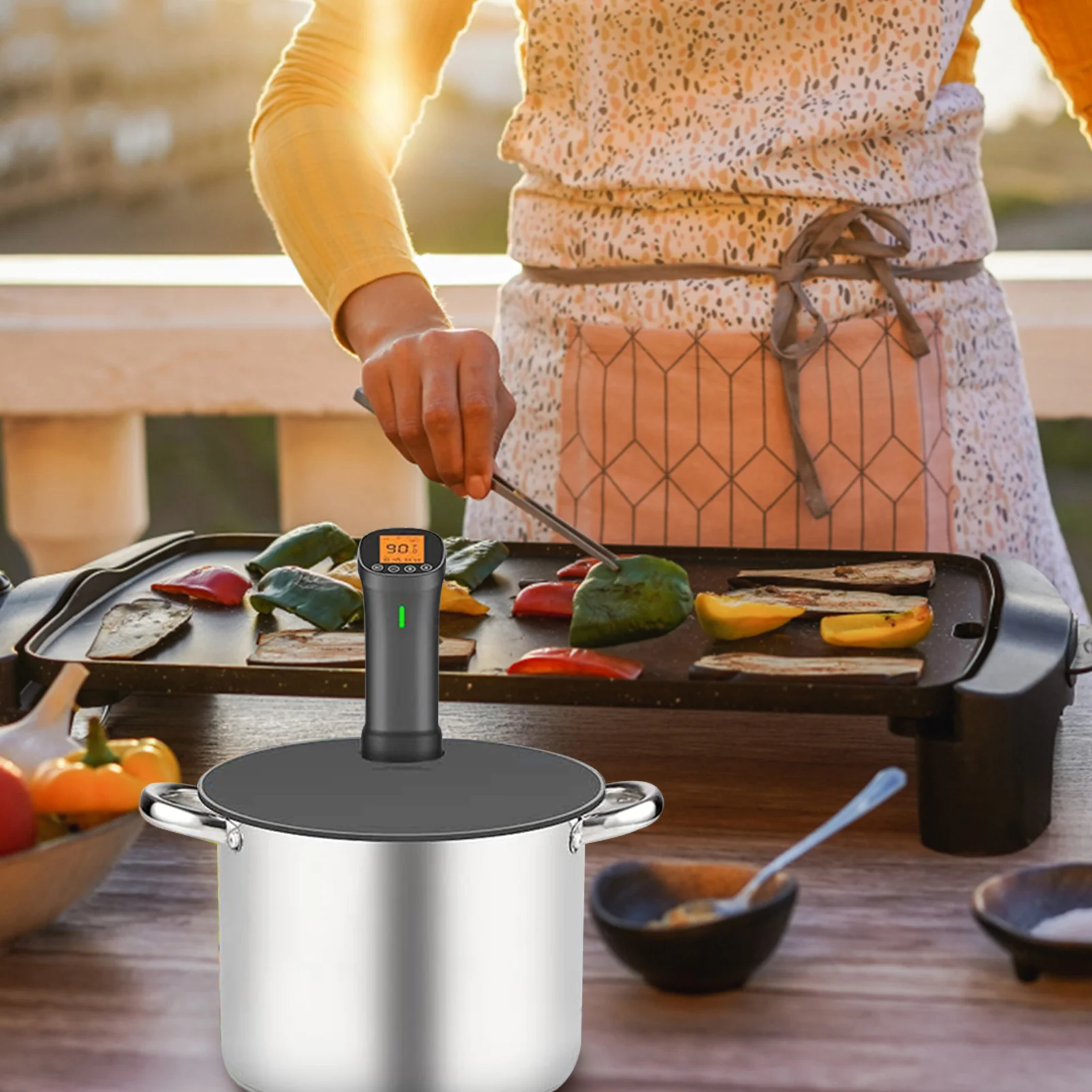 Sous Vide Silicone Lid Cooker Silicone Lids Sous Vide Lid Fits Precision Cooker Retain Moisture And Flavor