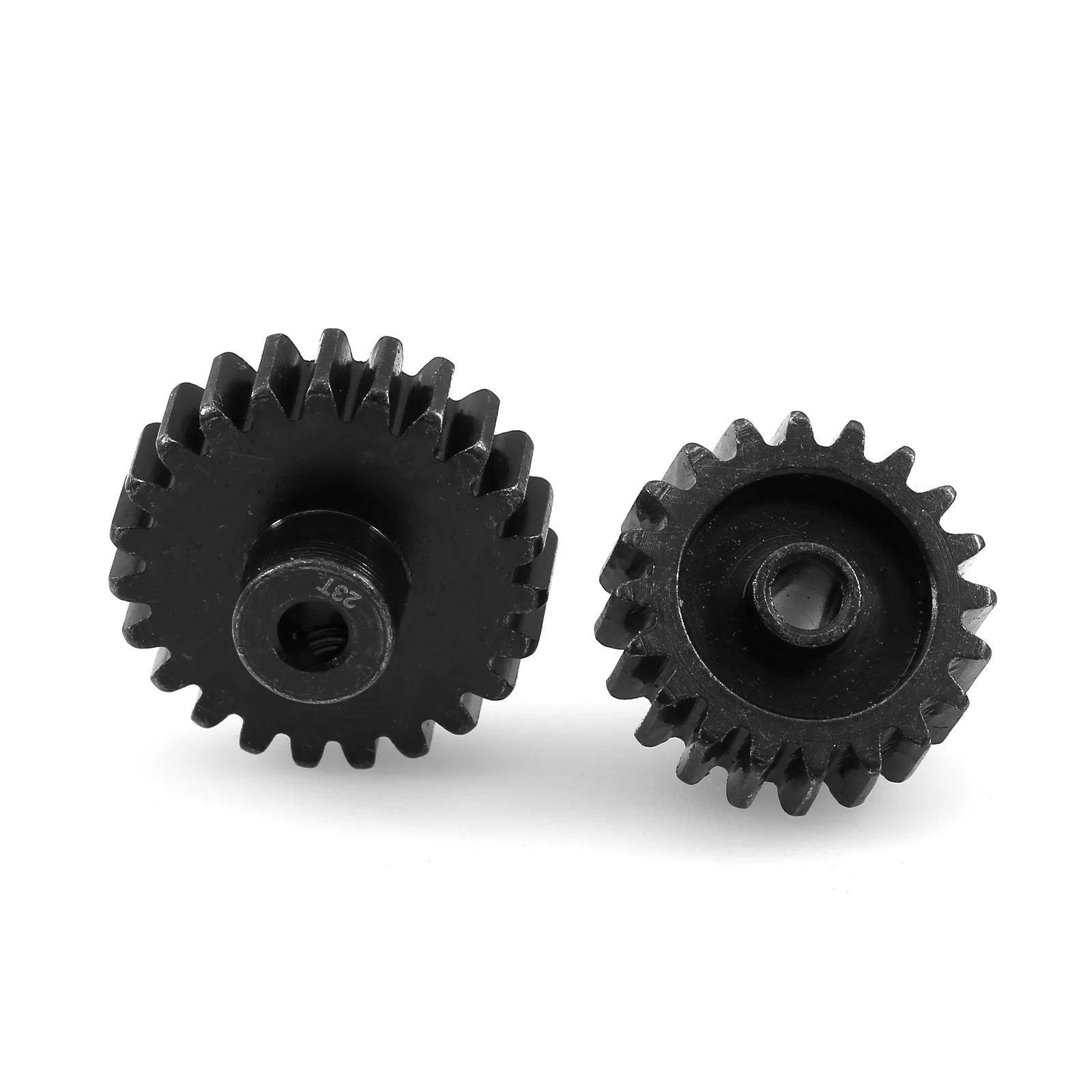 Hardened Steel M0.8 32P 3.175mm 10T 11T 13T 15T 17T 18T 20T 22T 24T Metal Pinion Gear Motor Gear For 1/10 RC Model Car