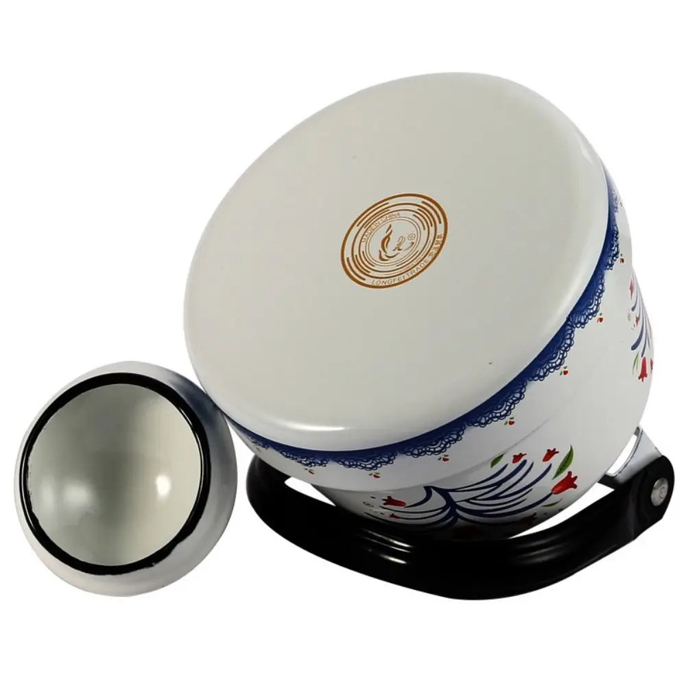 2.5l Enameled Teakettle Vintage European Color Painting Enameled Tea Kettle For Stovetop/Induction Cooke Kitchen Enamel Kettle enameled tea kettle