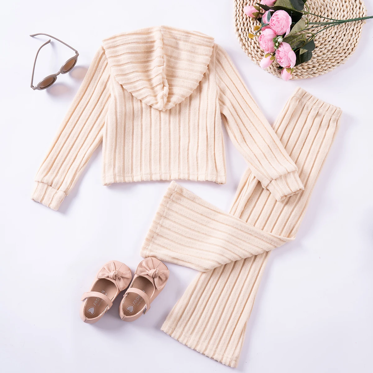 Girls’ Hooded Top & Pants Set 2