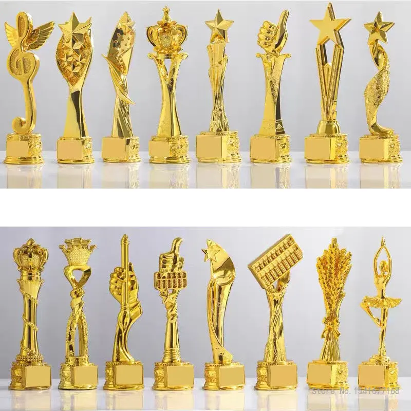 Creative Resin Plastic Trophy for Children's Singing and Dancing Competition, Thumb Mental Arithmetic Award, Home Decoration 1Pc
