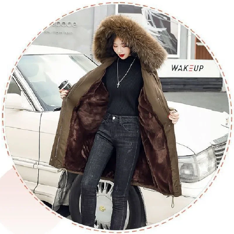 Women's Lightweight Winter Fashion Clothes Plus Size Fleece Long Coats Jackets Parka Winter Warm Coat