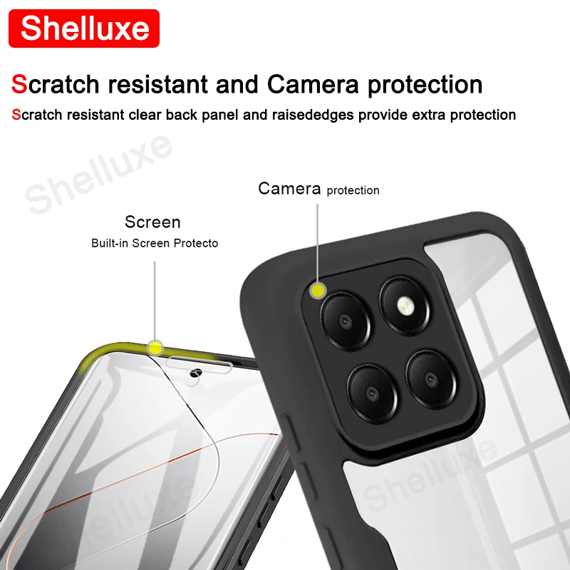360 Full Body Clear Silicone Double-Sided Phone Case