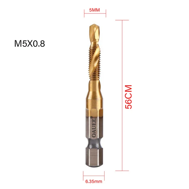 M5X0.8 Golden