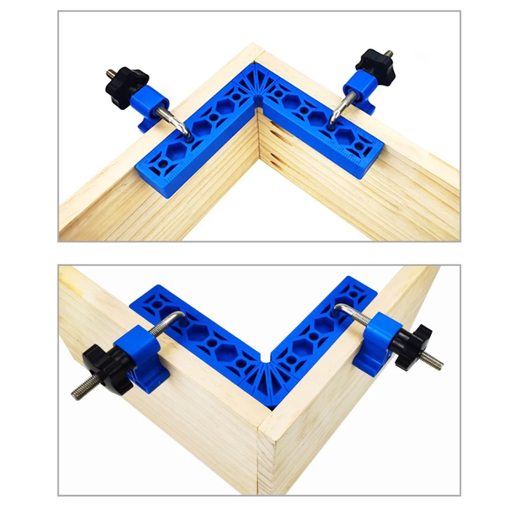 2 Pcs 90 Degree Positioning Squares,  Right Angle Clamp With Aluminium Alloy L-Type Corner Clamp, 6 x 6"(15 x 15cm) band saw machine