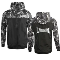 Men's Jacket Camouflage Outwear Hardcore Ma1 Bomber Print Casual Hooded Jacket HipHop Large Size Zipper Outdoor Sweatshirt 2