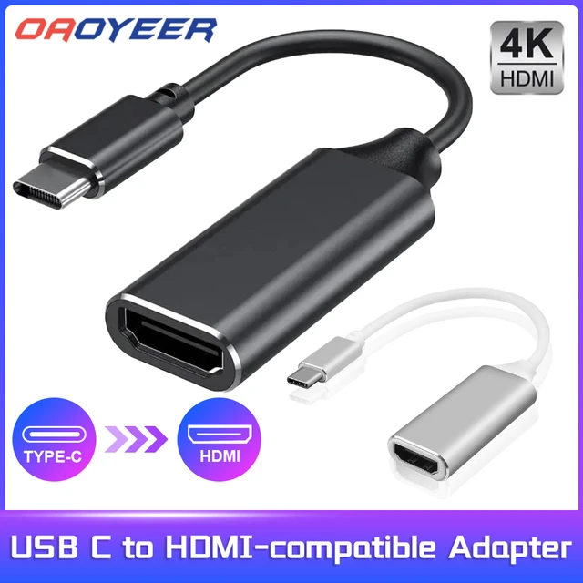 USBC-HDMI互換アダプター,4k 30hzケーブルタイプc,macbook用,Samsung s10,huawei mate p20 pro USB-C,hdmiアダプター用 _ - AliExpress