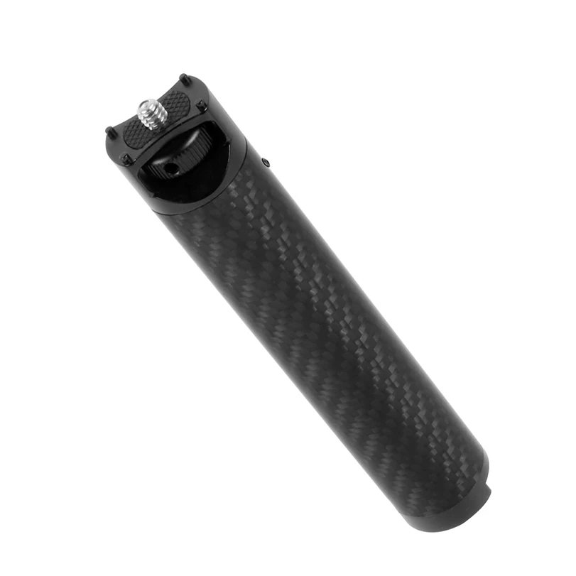 Carbon Fiber Griff Gimbal Grip 1/4 "Kalten Schuh Mount Adapter für Zhiyun WEEBILL S LAB Stabilisator Handgriff für Monitor mikrofon – Detail 7
