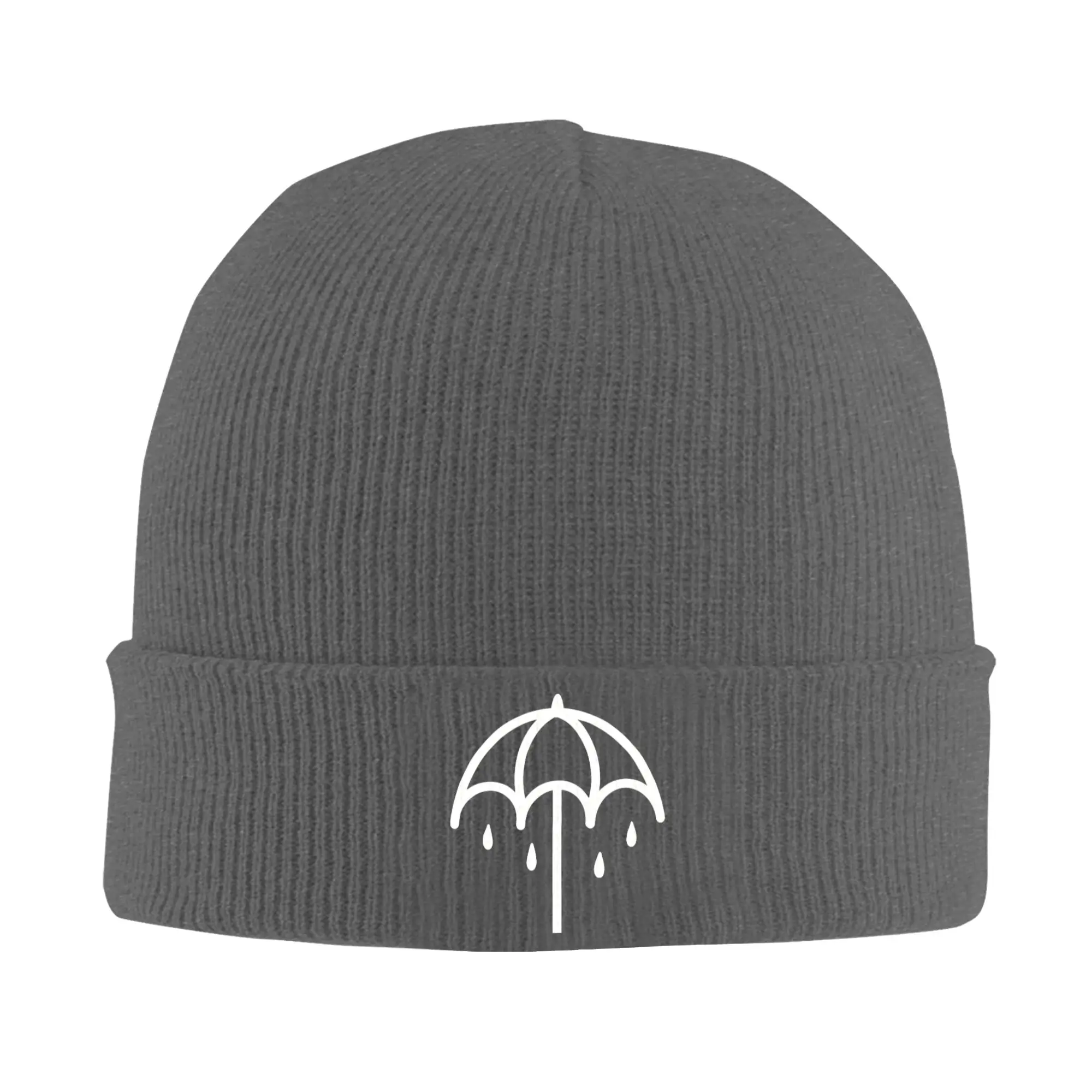 Gothic Metal Music Graphic Beanie - Trendy Knit Hat