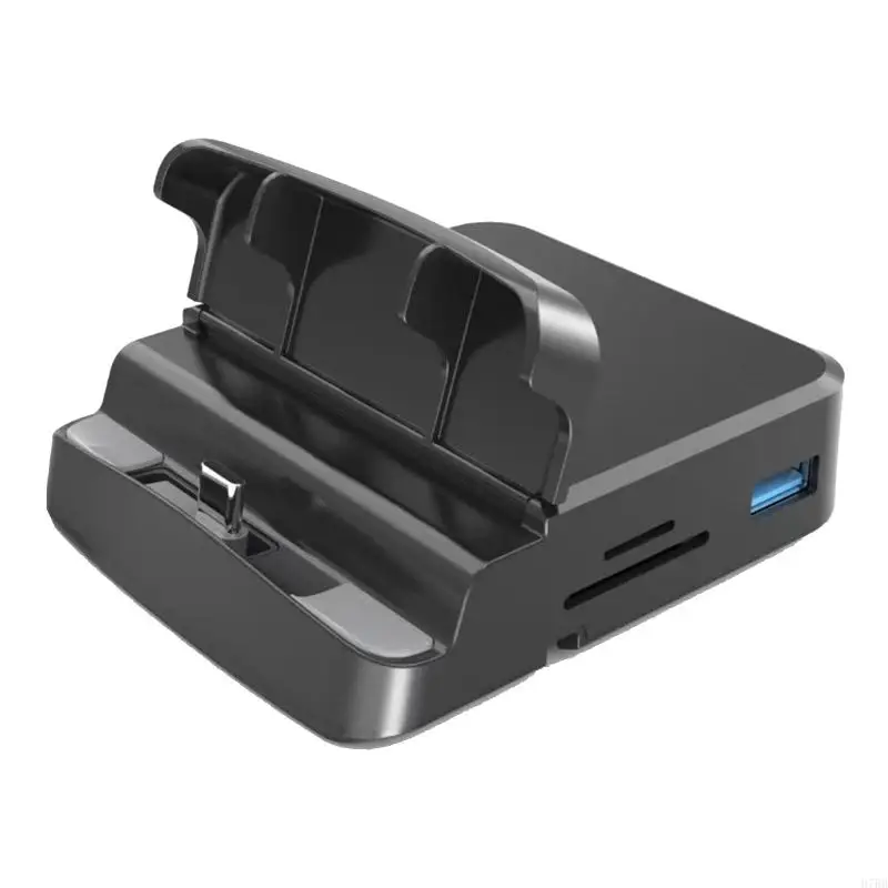 H7BB Cellphone Universal Type-C HUB Docking Station with USB Port Card Reader