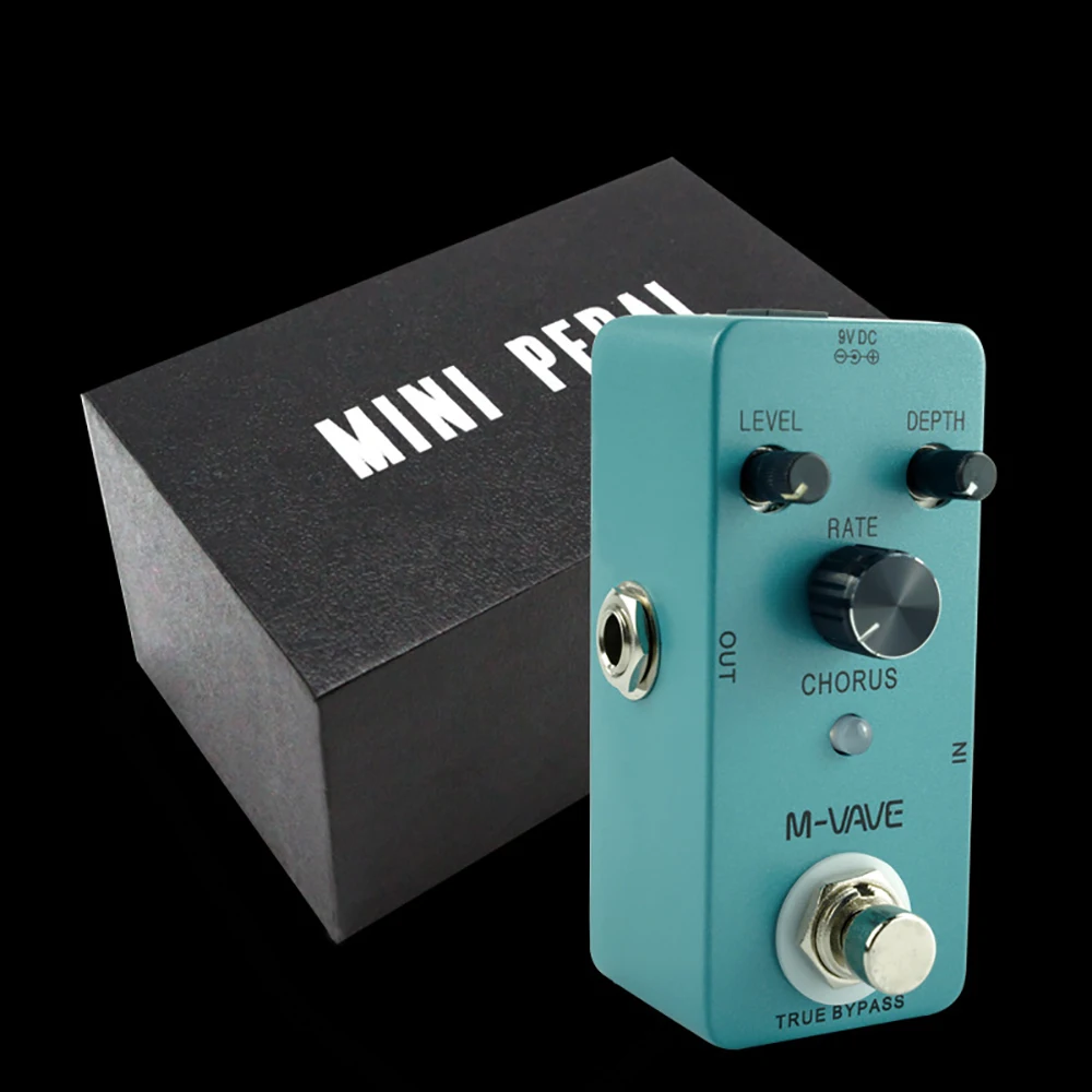 

M-VAVE CHORUS Pedal Digital Guitar Effect Pedal Guitar Analog Classic Chorus effect pedal with true bypass Cuvave CUBE BABY
