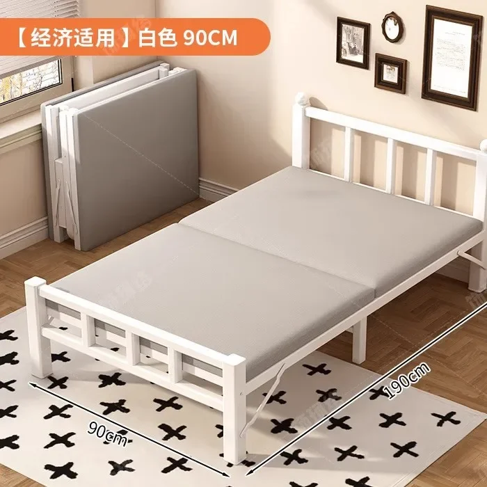 AOLIVIYA Cama plegable portátil sencilla, cama individual pequeña para el hogar, oficina, descanso para siesta, dormitorio de Hospital B67243