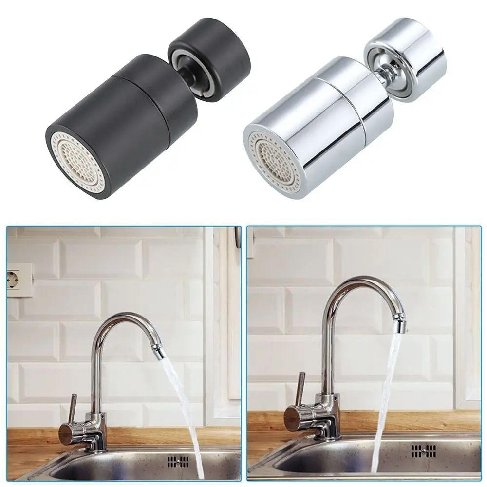 2 Mode Washbasin Faucet Nozzle 360&deg; Rotary Splashback Faucet Aerator Kitchen Sink