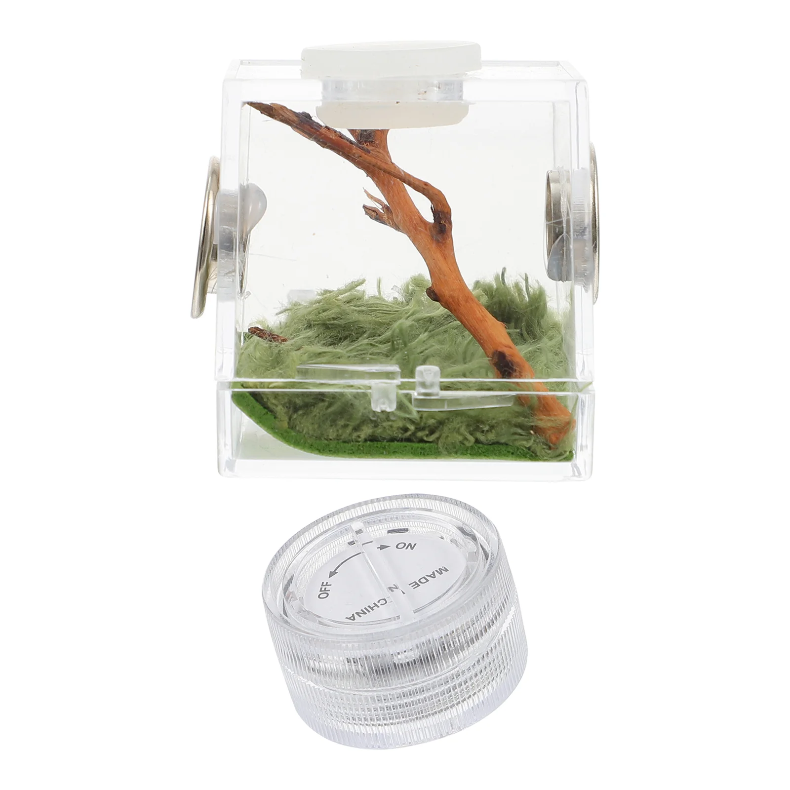 Habitat Box Spider Cage Reptile Tarantula Breeding Terrarium Snail