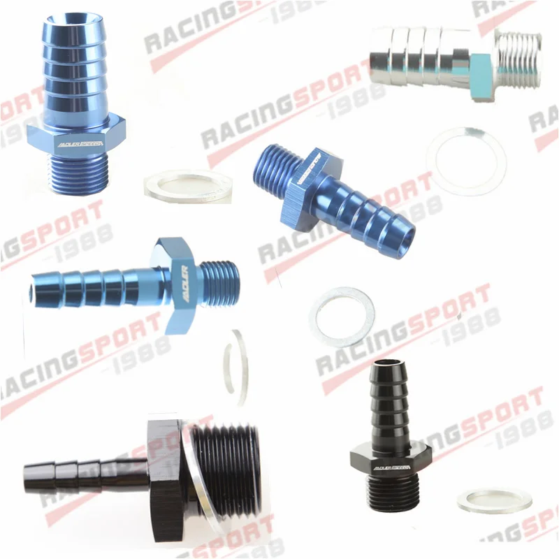 

M10x1.0 M12x1.5 M14x1.5 M18x1.5 To 1/2" 3/4" 5/16" 3/8" Hose Barb Fitting Adapter Fuel Pump Inlet