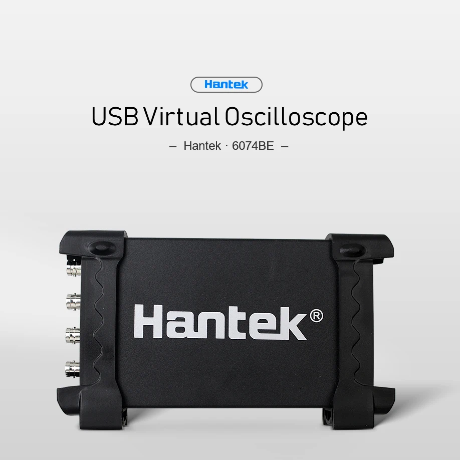 Hantek 6074BE Oscilloscopes Digital Storage Oscilloscopes PC USB Portable Oscilloscopes 2.0 Interface 4CH 70MHZ Support WIN10