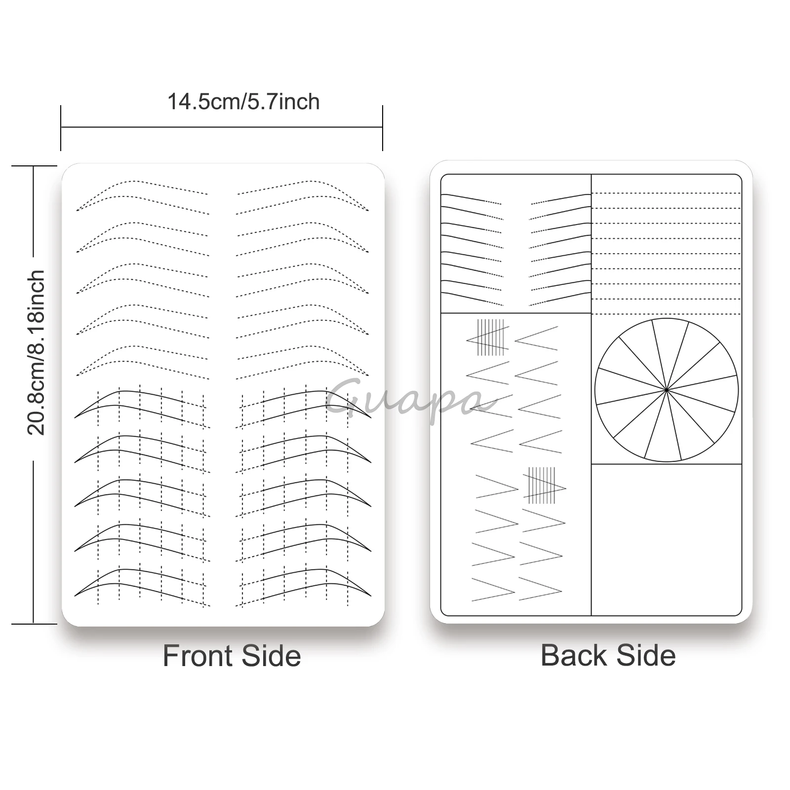 New Arrival Private Logo Silicone Tattoo Practice Skin Double Sides  Microblading Practice Sheet for Eyebrows Training - China Microblading  Practice Sheet and Tattoo Practice Skin price