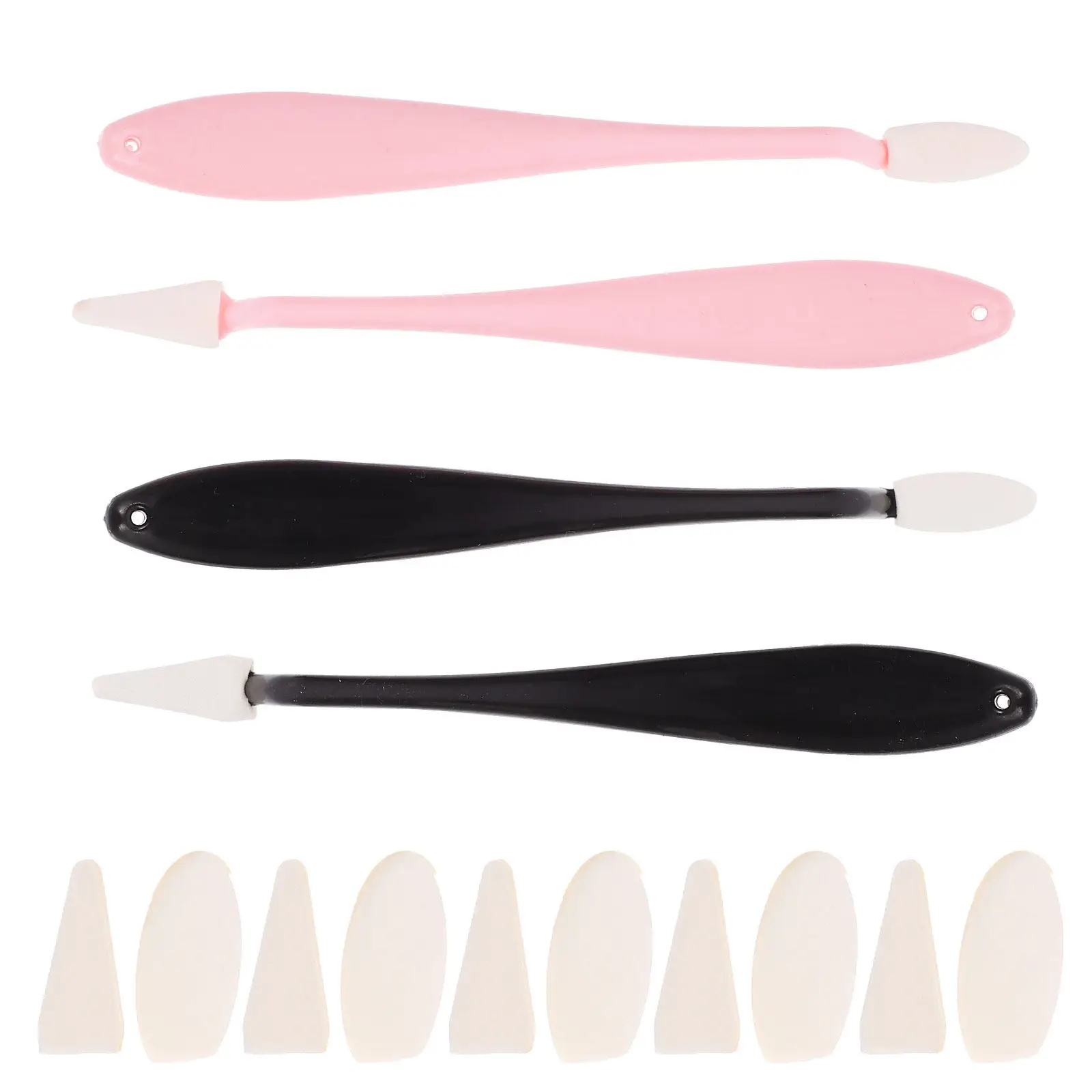 4종 아트 블렌더 세트, 스펀지 지우개, 블렌딩 스텀프, 스머징, 쉐이딩, 블렌딩 섀도우, 하이라이트를 위한 스케치 드로잉 도구 (아티스트용)