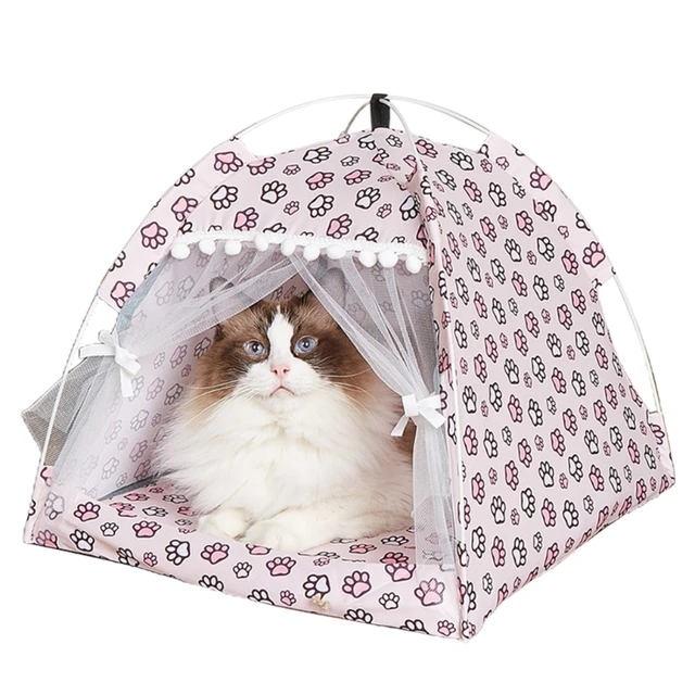 Portable Pet Dogs Cat Tent Lightweight Teepee for Pet Outdoor Resting Supplies