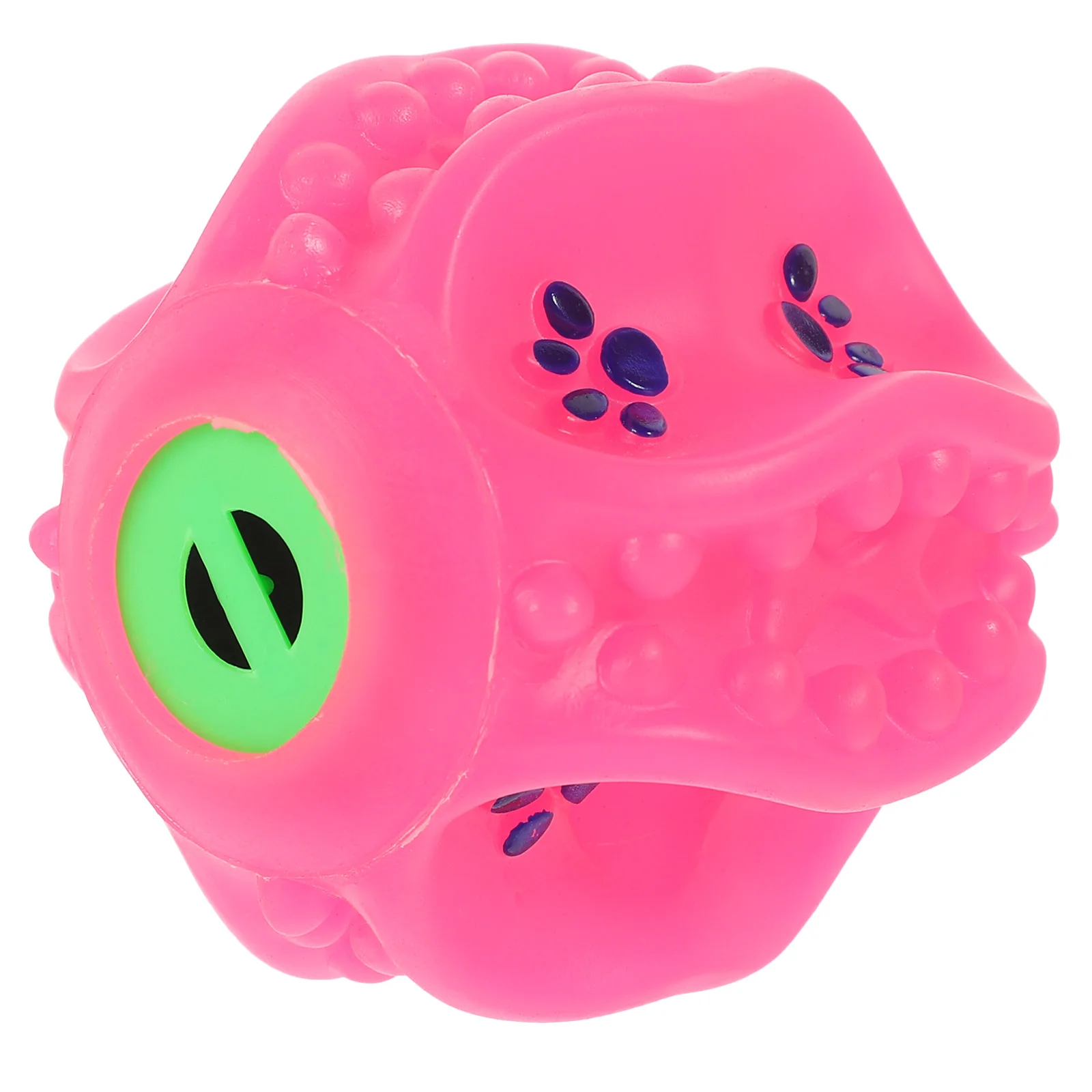 

Pets Dog Treat Ball Food Dispensing Toy Dog Chewing Toy Biting Toy Squeaky Ball