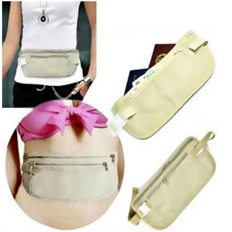 Sac Banane,taille En Tissu,tte De,feuille Caché,mince,sécurité Secrète