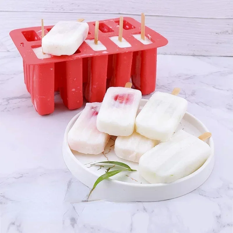 

Core Summer Accessories Kitchen Tools Food Grade Lollipop Molds Reusable Ice Cream Ovals Making Dessert Cheese DIY Molds