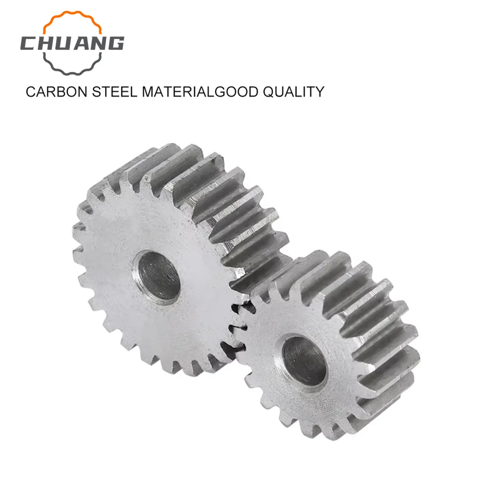 1M Spur Gear 81/82/83/84/85/86/87/88/89/90Teeth 10 mm Process Hole Gear Wheel Low Carbon Steel Material Flat