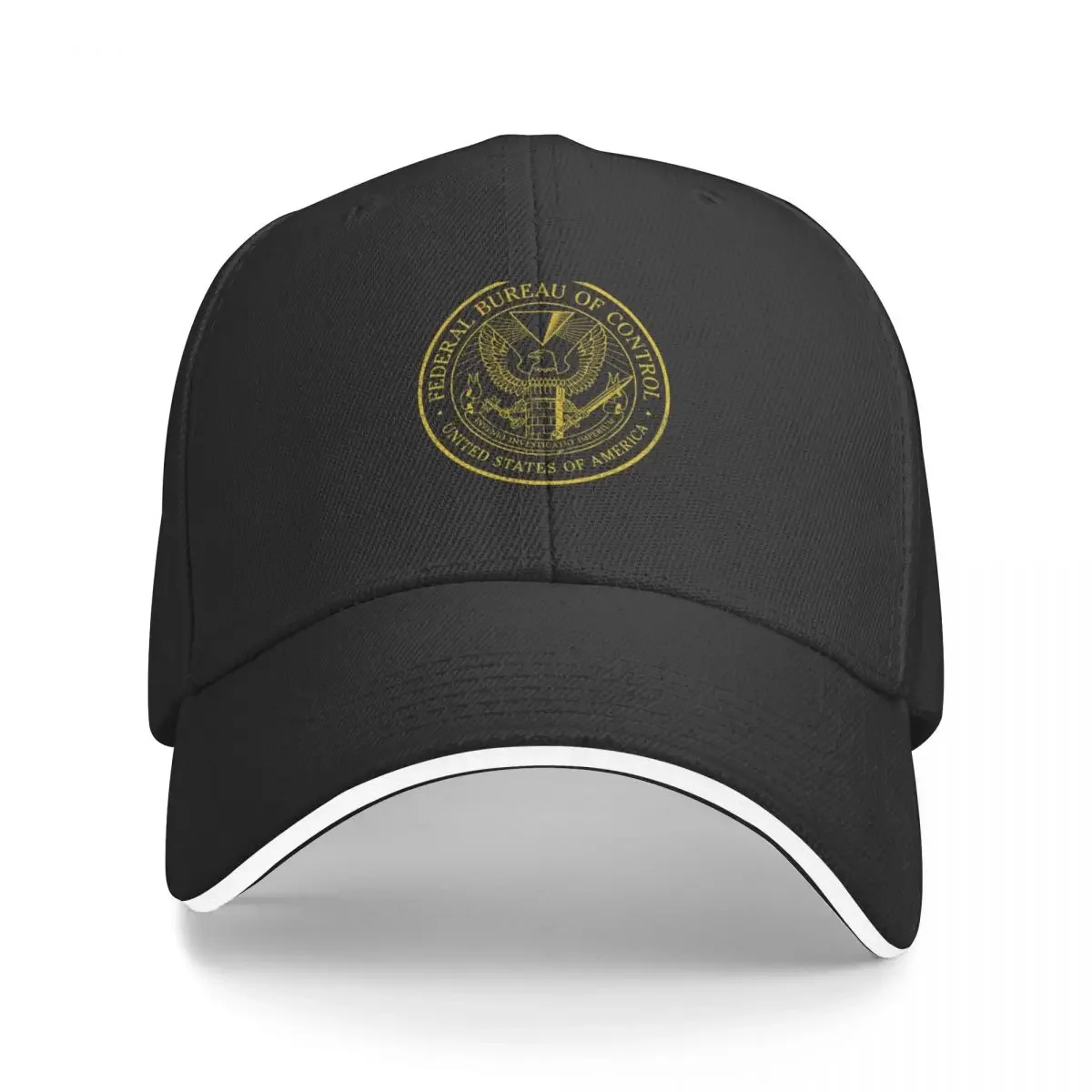 

Federal Bureau of Control Control Game Logo Distressed Logo Baseball Cap hiking hat Rugby |-F-| Women's Beach Visor Men's