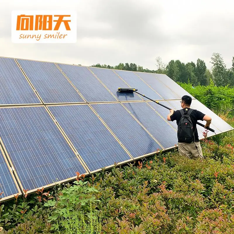 

China new design Solar Panel Cleaning robot solar panel cleaning brush manufacturer Sunnysmiler