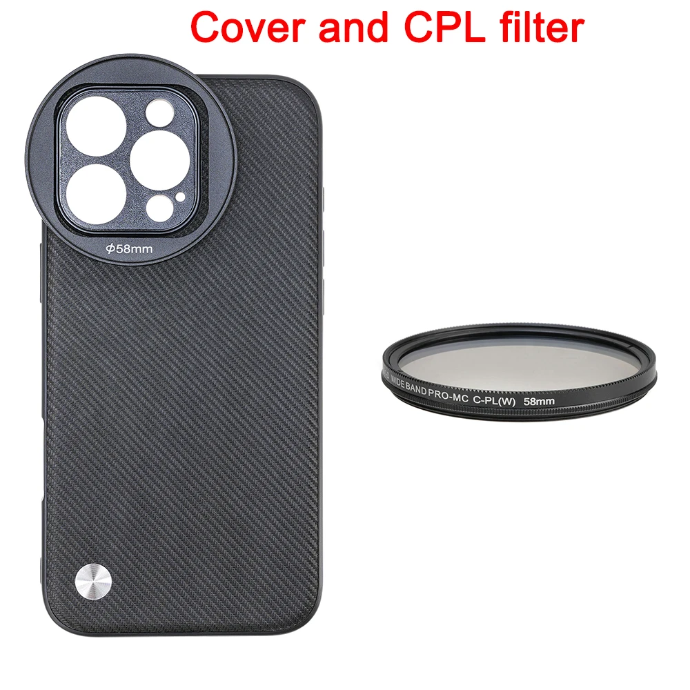 FOTGA Mobile Phone Case with 58mm Filter Adapter and Magsafe Compatibility