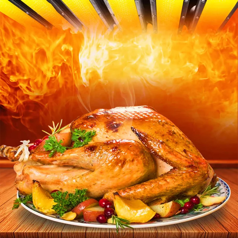 Commercial Salamander Machine Camping Food Japanese-style BBQ Fish Gas Heating Surface Grill Smokeless Infrared Barbecue 4