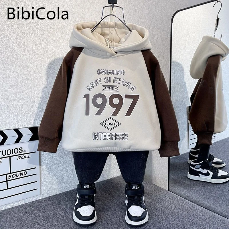 

Newborn Baby Boy Girl Spring Autumn Winter Hoodie SweateCotton Infant Toddler Child Pullover Letter Casual Top Baby Clothes 2-7T