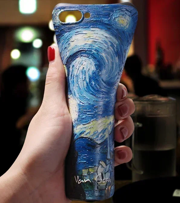 Stylish 3D Art Phone Case - Cute Design Apple Cover