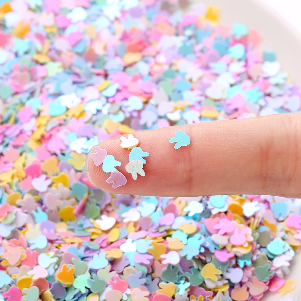 10g Schmetterling Kaninchen Laser Glitter Pailletten Epoxy Harz Pailletten Herz Sterne Pailletten Für DIY Epoxy Harz Handwerk Nagel Kunst decor – Detail 4