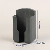 Support mural pour télécommande, boîte de rangement pour climatiseur, durable et non perforé, 1 pièce 5