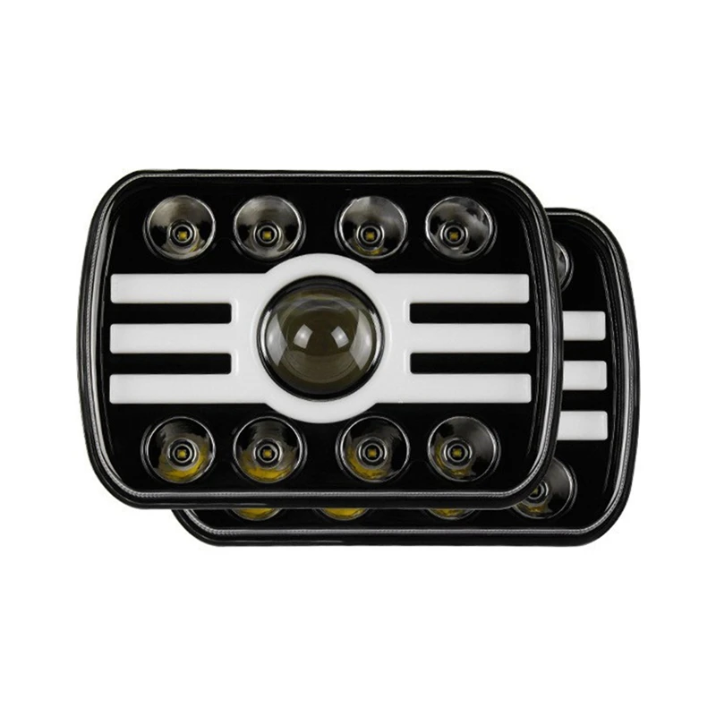 montagem-do-farol-dianteiro-quadrado-led-para-jeep-wrangler-modificacao-dc9-60v-7-polegada